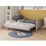 Marckeric Kremno bela otroška postelja iz masivnega bora z dodatnim ležiščem 90x190 cm Enola – | Shoptok.si