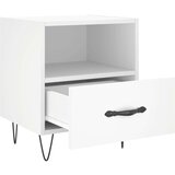 vidaXL Nočna omarica 2 kosa bela 40x35x47,5 cm inženirski les | Shoptok.si