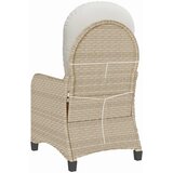  Naslonjač s jastukom Bež 56 x 66 x 95 cm poliratan | Eponuda.com
