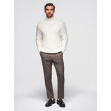 Ombre Men's sweater with a "v-neck" neckline with a shirt collar - black | shoptok.hr