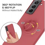 Onasi silikonski ovitek liquid ring za samsung galaxy A52 A525 lte / A52s A527 / A52 A526 5G - roza | Shoptok.si