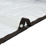 vidaXL Prozirna cerada s ušicama 4x6 m polietilen | shoptok.hr