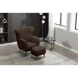 Livetastic FOTELJ, rjava les, kovina, tekstil | Shoptok.si