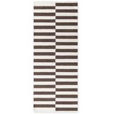 Hanse Home Bel/rjav obojestranski/ročno tkan volnen tekač 80x200 cm Vika – Cene