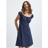 Orsay Dark blue polka dot dress - Ladies cene