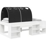  Krevet s tunelom 3 pcs Bijela i crna Konstruirano drvo | shoptok.hr