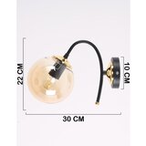 Squid Lighting Črna stenska svetilka ø 15 cm Yoyo – | Shoptok.si