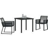  3-dijelni set za objedovanje u vrtu Crni Poli ratan | shoptok.hr