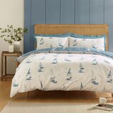 Catherine Lansfield Modra enojna posteljnina 135x200 cm Salcombe Boats – | Shoptok.si