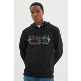 Trendyol Black Men Regular Fit Long Sleeve Hooded Printed Sweatshirt | shoptok.hr