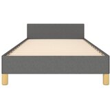  Okvir za krevet bez madraca tamnosivi 90x190 cm od tkanine | shoptok.hr