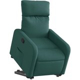  Naslonjač na podizanje od tkanine tamnozeleni | shoptok.hr