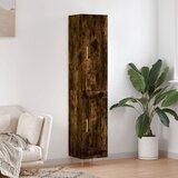 vidaXL Visoka omara dimljeni hrast 34,5x34x180 cm inženirski les Cene