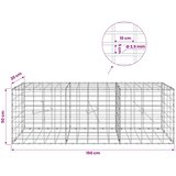  Gabion s žicom debljine 3,5 mm i mrežom 5x10 cm 150x20x50 cm | shoptok.hr