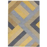 Asiatic Carpets Sivo-rumena Big Zig, 120 x 170 cm Cene