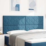  Uzglavlje s uzglavljem Tamno plava 200 cm Baršun | shoptok.hr