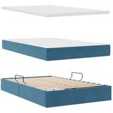  Krevet s prostorom za pohranu s LED-om Tamno plava 120 x 200 cm | shoptok.hr