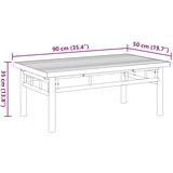 vidaXL Klubska mizica 90x50x35 cm bambus, (21242566) | Shoptok.si