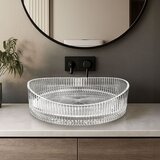 REA Bath Umivalnik na podstavku Harper Transparent | Shoptok.si