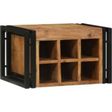 vidaXL Stojalo za vino 46x35x27.5 cm iz trdnega akacijevega lesa | Shoptok.si