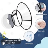 ICOYEA zaščitni ovratnik za psa s penastim jedrom 31,8-38,1cm | Shoptok.si