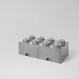 Lego Siva škatla za shranjevanje z dvema predaloma LEGO® | Shoptok.si