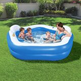 Bestway Bazen s sedeži Family Fun 213x206x69 cm Cene