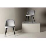 Venture Home Velvet blagovaonska stolica, siva, set od 2 Cijene