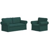  Set sofe 2 pcs Tamnozelena 175 x 82 x 80 cm tkanina | shoptok.hr