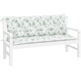  Jastuci za vrtnu klupu 2 kom s uzorkom lišća 150x50x7cm tkanina | Eponuda.com