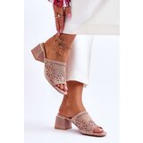 S. BARSKI S.Barski Mesh Heeled Slippers | Shoptok.si