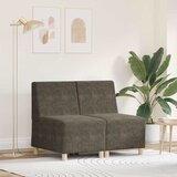  Modularna sofa bez naslona 2 kom. Tamno siva | shoptok.hr