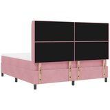 Box spring krevet s madracem Ružičasta 180 x 200 cm Baršun | shoptok.hr