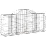  Lučne gabionske košare 20 kom 200x50x80/100cm pocinčano željezo | shoptok.hr