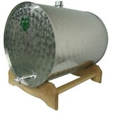  Vinska bačva INOX (50 l, Drveno postolje) | shoptok.hr