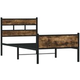  Posteljni okvir brez vzmetnice hrast 107x200 cm inženirski les, (21610055) | Shoptok.si