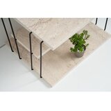 Hanah home lifon - black, marble blackmarble side table | ePonuda.com