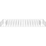 vidaXL Povišena gabionska gredica od pocinčanog čelika 90 x 30 x 10 cm | shoptok.hr