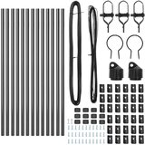 Stup za ogradu 13 pcs Siva Čelik | shoptok.hr