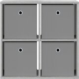  Kreveta s ladicama Betonski sivi 59,5 x 27 x 57 cm | shoptok.hr