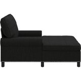  Ležaljka s jastukom Crna 91 x 157 x 91 cm tkanina | Eponuda.ba