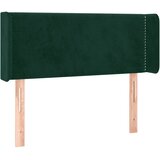  Uzglavlje s ušima tamnozeleno 103x16x78/88 cm baršunasto | Eponuda.com