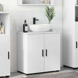 vidaXL Kupaonski ormar Bijelo 61 x 35 x 64 cm Konstruirano drvo | shoptok.hr