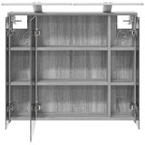  Kopalniška ogledalna omara Siva Sonoma 73,5 x 16 x 62,5 cm, (5000233034) | Shoptok.si
