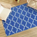Vanjski tepih plavi 140x200 cm PP