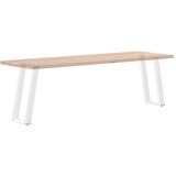  Noge za konzolni stol U-oblik 2 kom Bijele 38 x (72-73) cm Čelik | shoptok.hr