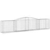  Lučne gabionske košare 6 kom 400x50x80/100 cm pocinčano željezo | shoptok.hr