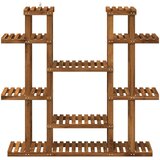  Stalak za biljke Prirodna 123 x 25 x 114,5 cm | shoptok.hr
