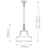  Quoizel QZ-BRECKEN-2P-AB-OPAL - Luster na štangu BRECKEN 2xE27/60W/230V zlatna/bela | Eponuda.com