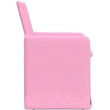  Trpezarijske stolice 2 pcs Ružičasta 57 x 67 x 95 cm tkanina | shoptok.hr